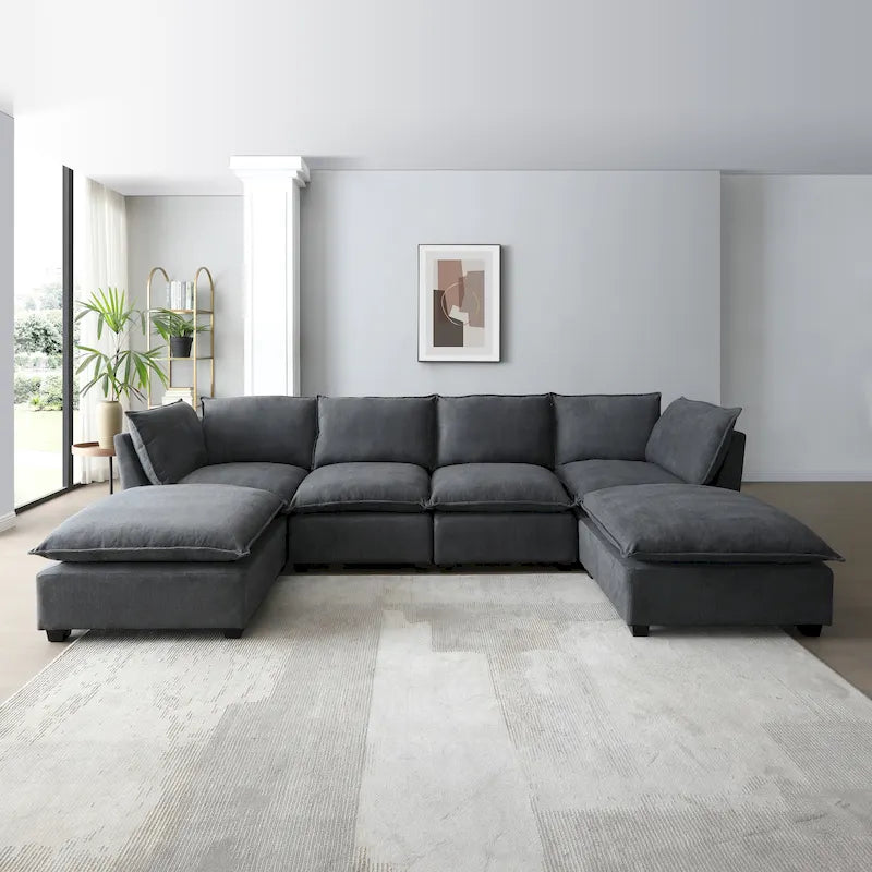 130 Inch Modular Sectional Sofa