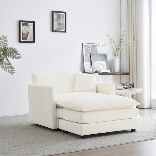Single Seat Sofa with Modular Flexibility and Plush Comfort