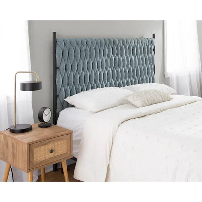 Silver Orchid Braided Matisse Queen Headboard