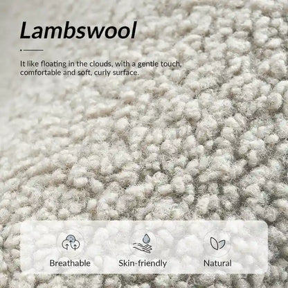 Modern 31W Boucle Armchair with Solid Wood Legs