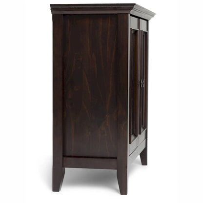 Solid Wood Transitional Low Storage Cabinet - 32w x 14d x 31 h