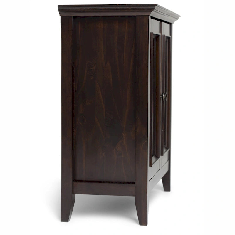 Solid Wood Transitional Low Storage Cabinet - 32w x 14d x 31 h