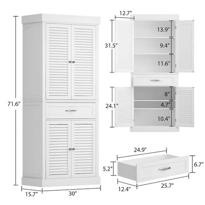 30Bathroom Cabinet Storage Cabinet Doors Wooden Floor Cabinet