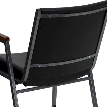 Heavy Duty Stack Chair with Arms - 21D x 21W x 31H