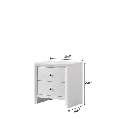 5 Piece White Panel Bedroom Set