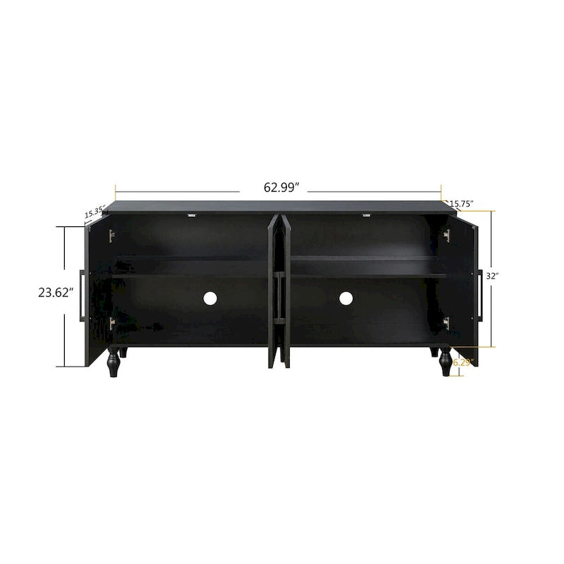 Storage Cabinet with 4 Doors