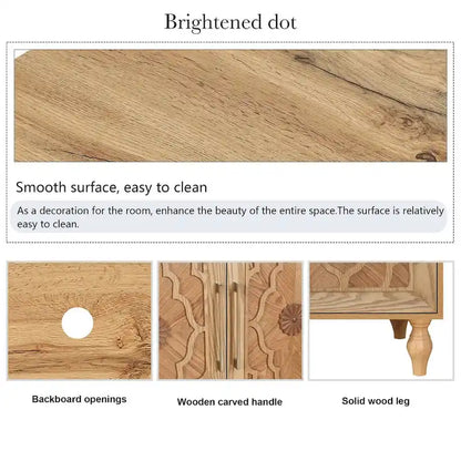 Storage Cabinet with 4 Doors