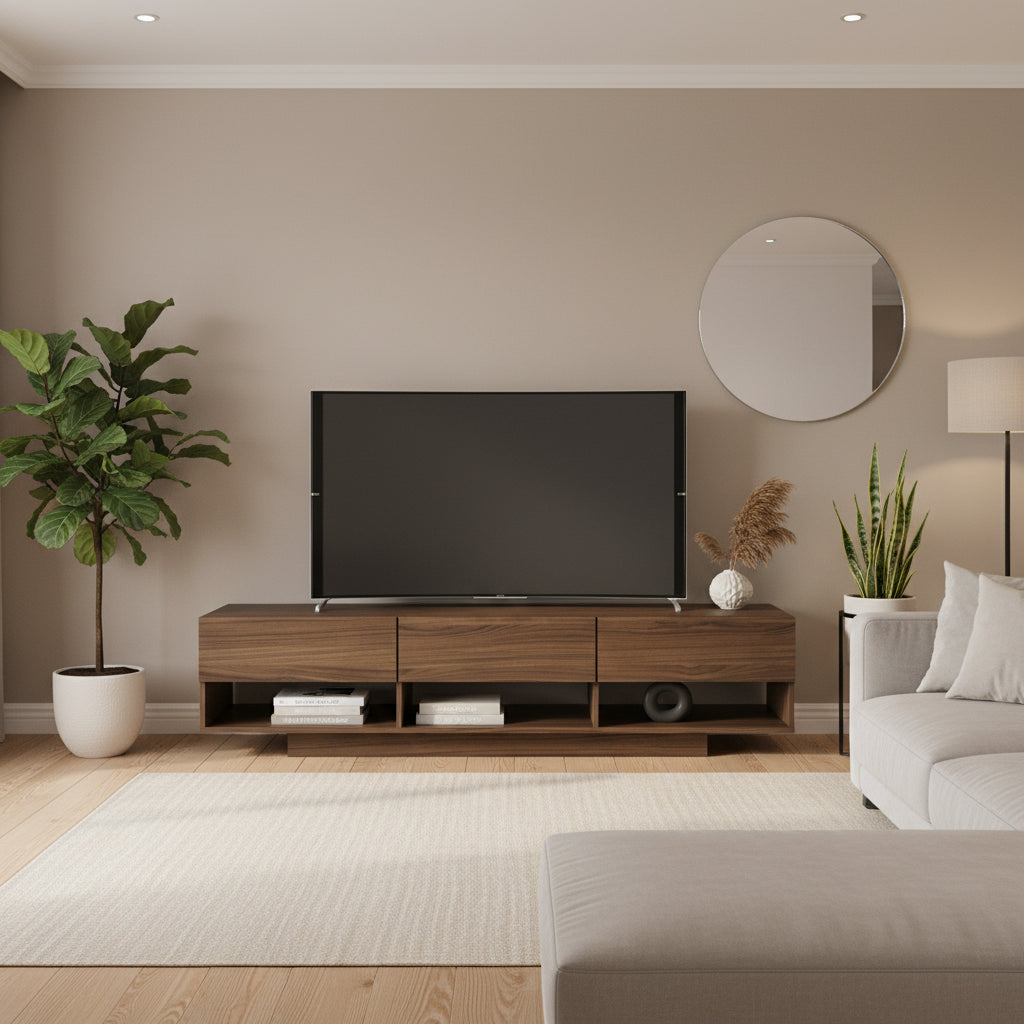 Nexera Rustik 72-inch 3-Drawer TV Stand