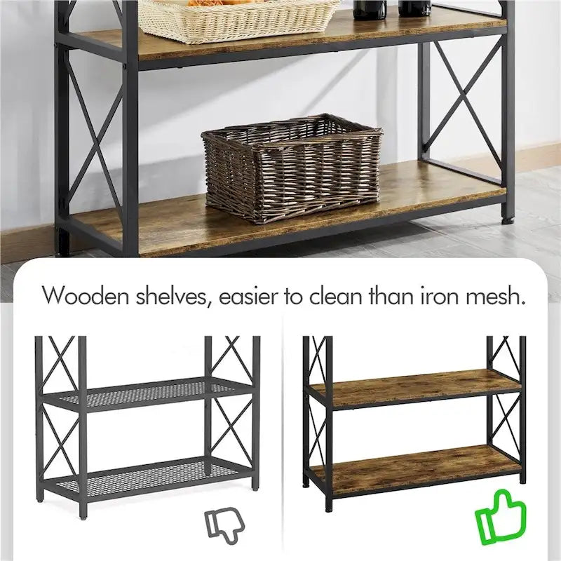 4-Tier Storage Shelf Kitchen baker's Microwave Oven Stand