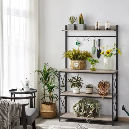 4-Tier Storage Shelf Kitchen baker's Microwave Oven Stand