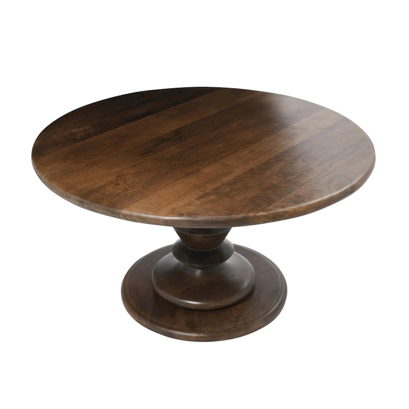 Solid Wood Pedestal Coffee Table