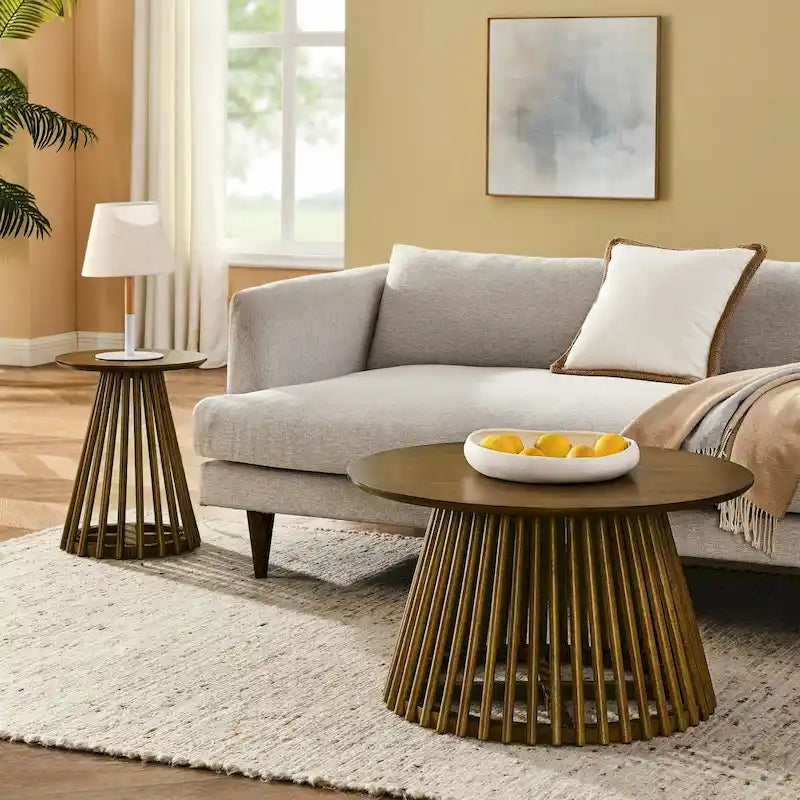 Modern minimalist coffee table, solid wood coffee table, Nordic style coffee table, simple design, suitable for both home